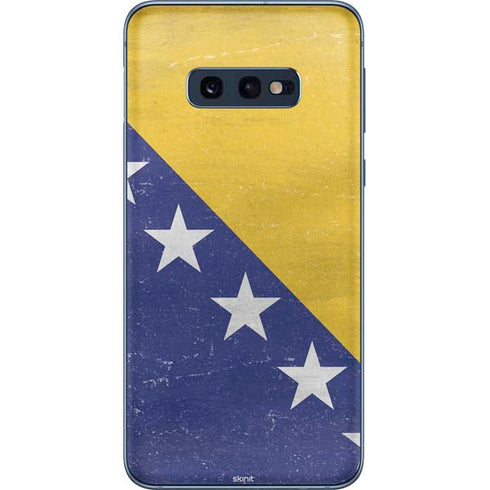Bosnia and Herzegovina Flag Distressed Galaxy S10e Skin